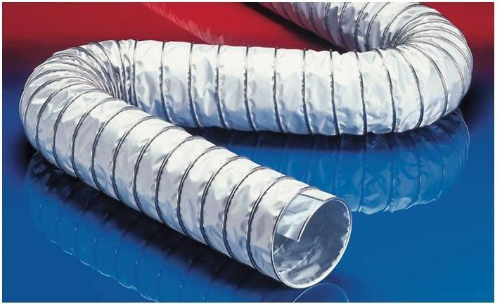 Produktbild Norres Absaug- und Gebläseschlauch CP PTFE GLASS-INOX 471 300 mm 312,00 mm 3 m
