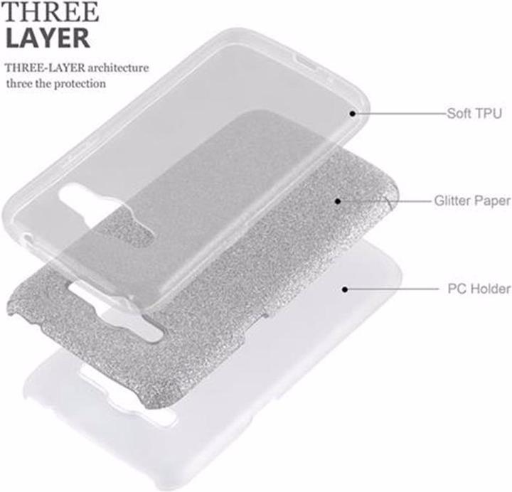 Actual product image Cadorabo TPU glitter (3-piece) cover (Samsung Galaxy J2 2016)