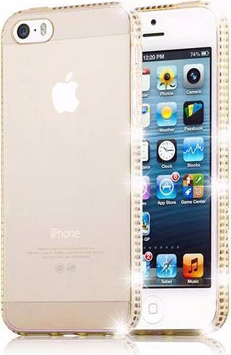Actual product image Cadorabo TPU Ultra Slim Rhinestone Cover (Apple iPhone 5)
