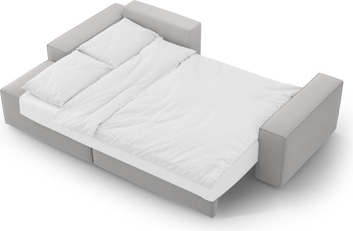 Immagine prodotto Micadoni Divano angolare sinistro con funzione letto e box, "Jodie", 3 posti, 246x151x86 Realizzato in Europa (Divano ad angolo)