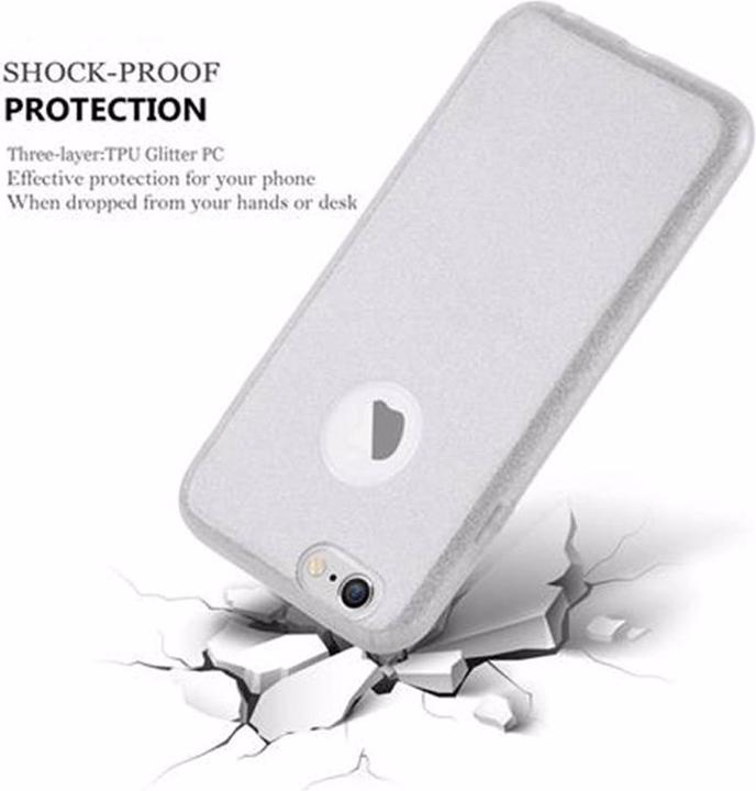Actual product image Cadorabo TPU glitter (3-piece) cover (Apple iPhone 6)