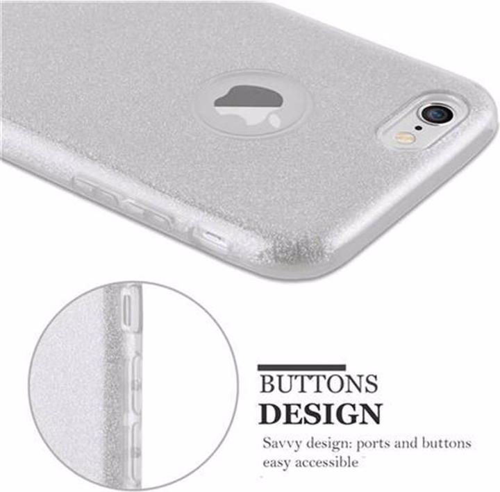 Actual product image Cadorabo TPU glitter (3-piece) cover (Apple iPhone 6)