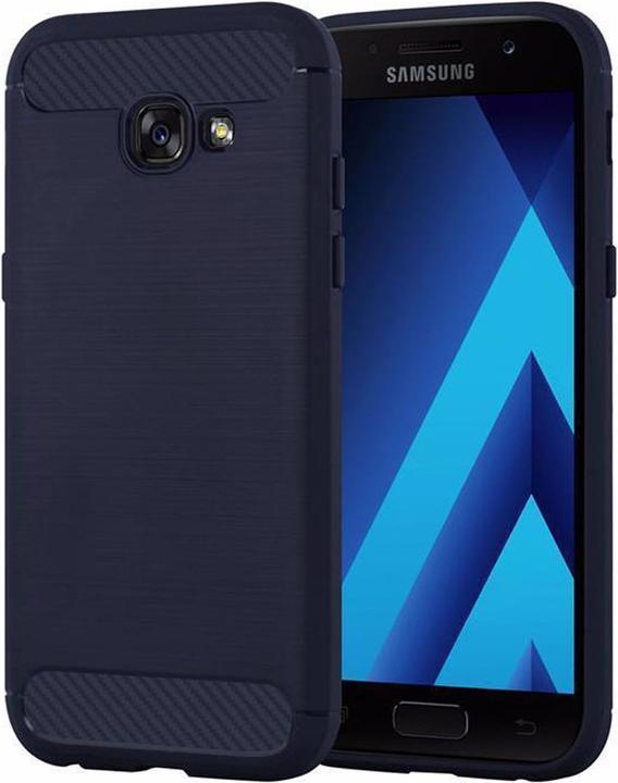 Actual product image Cadorabo TPU Ultra Slim carbon stainless steel combo cover (Samsung Galaxy A3 (2017))