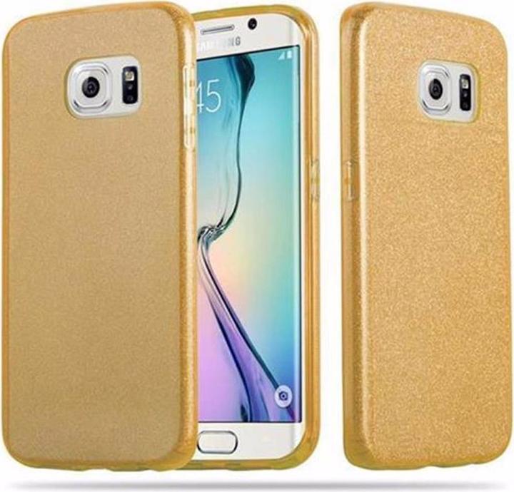 Actual product image Cadorabo TPU glitter (3-piece) cover (Samsung Galaxy S6 Edge)