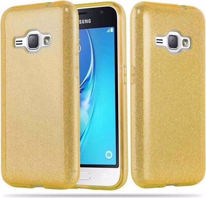 Immagine prodotto Cadorabo Copertura in TPU glitter (3 pezzi) (Samsung Galaxy J1 (2016))