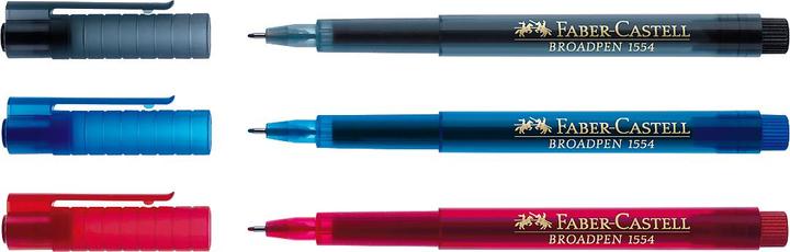 Image du produit Faber-Castell Broadpen 1554 (Bleu, 1 x)