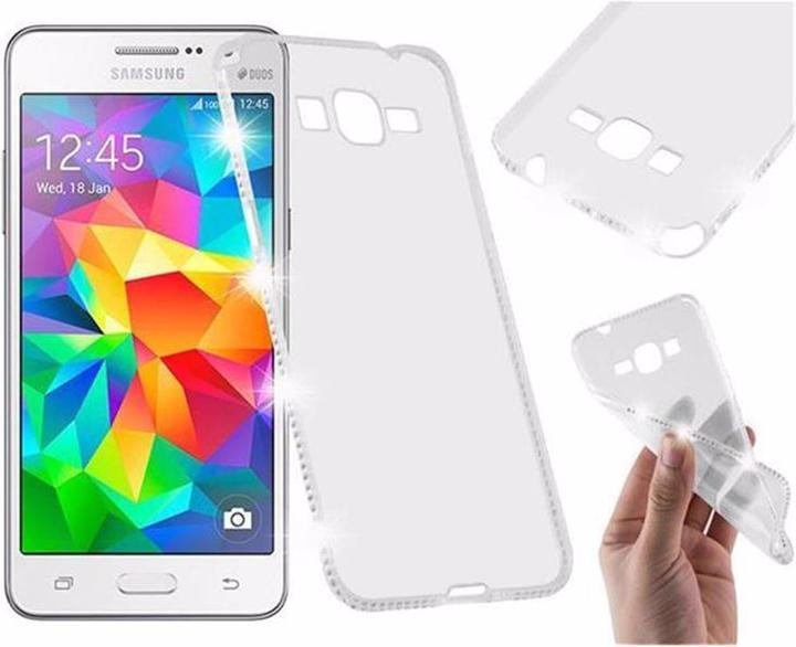 Actual product image Cadorabo TPU Ultra Slim Rhinestone Cover (Samsung Galaxy Grand Prime)