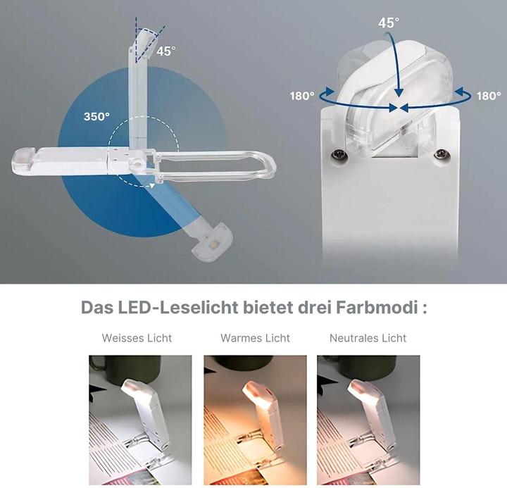 Actual product image Hermex Rechargeable reading lamp