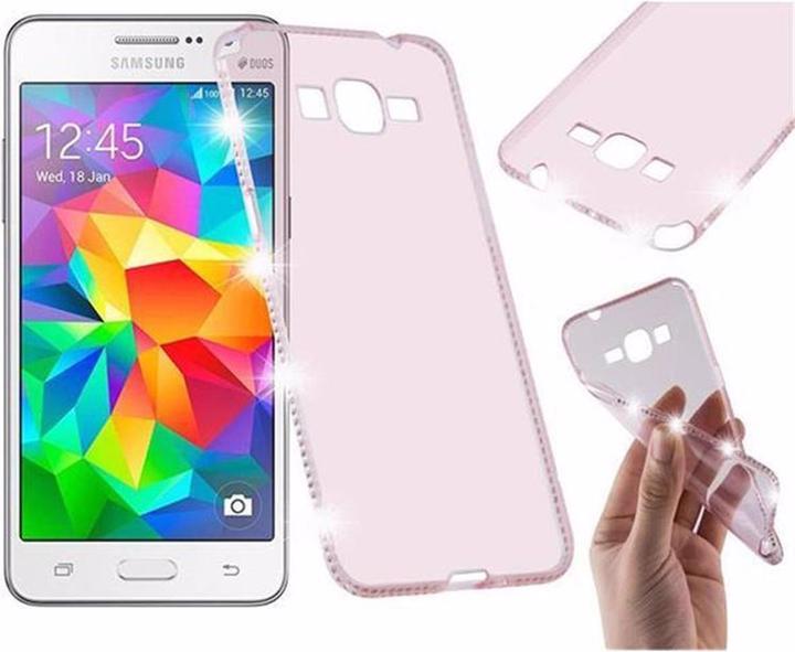 Actual product image Cadorabo TPU Ultra Slim Rhinestone Cover (Samsung Galaxy Grand Prime)