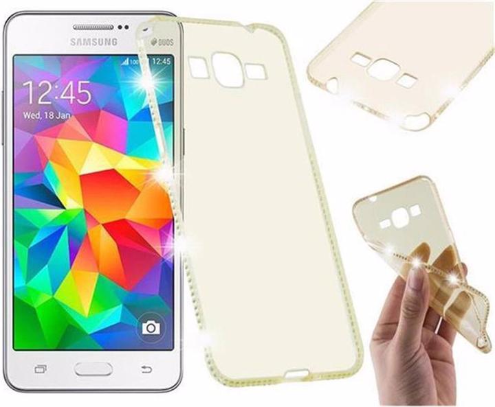 Actual product image Cadorabo TPU Ultra Slim Rhinestone Cover (Samsung Galaxy Grand Prime)