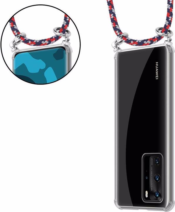 Produktbild Cadorabo TPU Handy Kette SILBER Cover