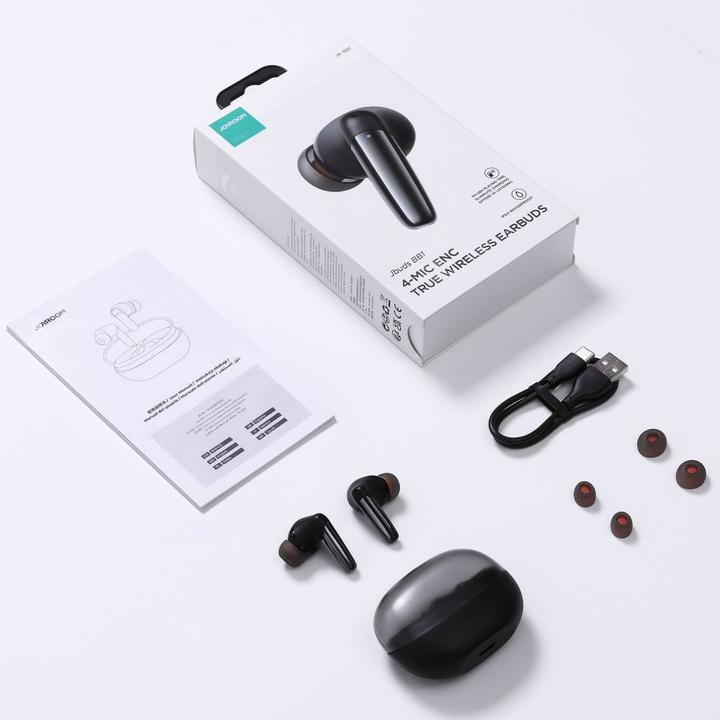 Produktbild Joyroom Jbuds Series JR-BB1 TWS kabellose In-Ear-Kopfhörer – Schwarz (7 h, Kabellos)