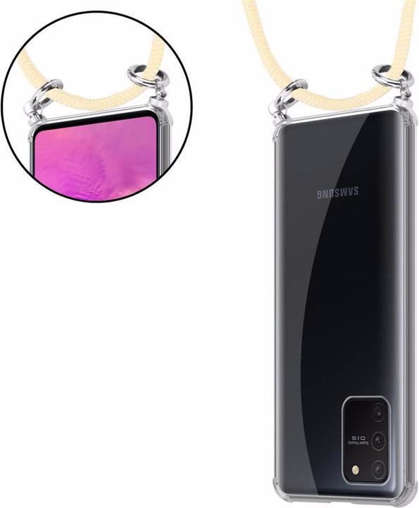 Produktbild Cadorabo TPU Handy Kette SILBER Cover
