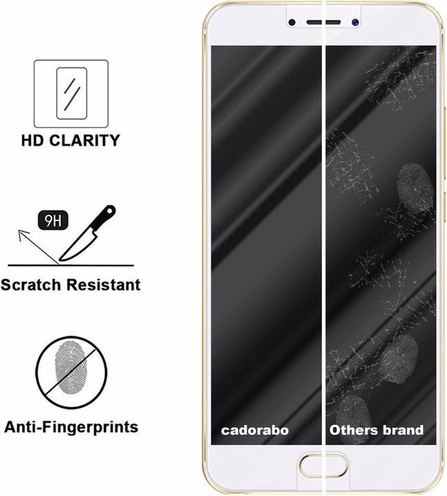 Actual product image Cadorabo display protection glass (1 Piece, Meizu MX6)