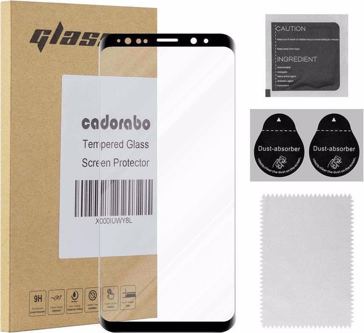 Actual product image Cadorabo Full Glue screen protector glass (1 Piece, Samsung Galaxy S9+)