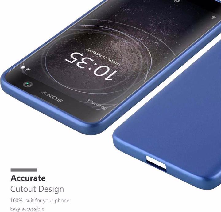 Produktbild Cadorabo TPU Matt Metallic Cover (Sony Xperia XA2)