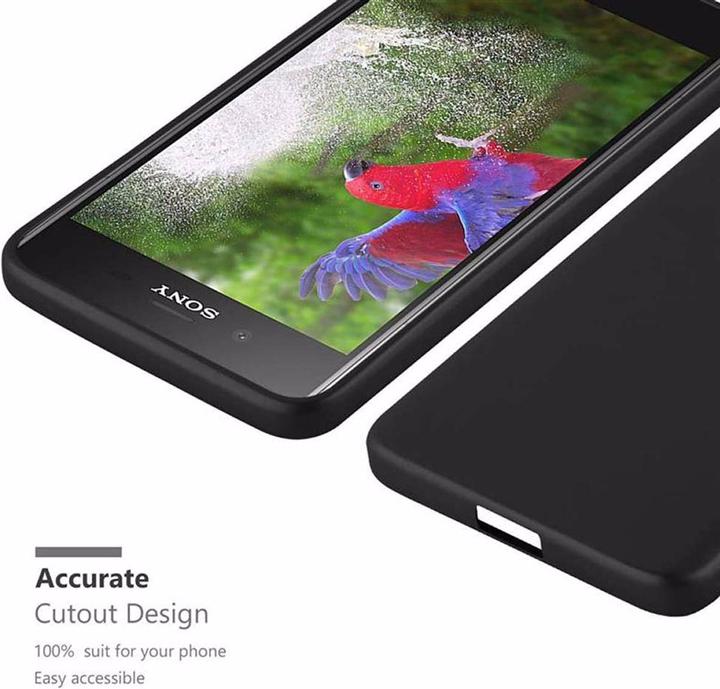 Actual product image Cadorabo TPU Matt Metallic Cover (Sony Xperia XZ1)