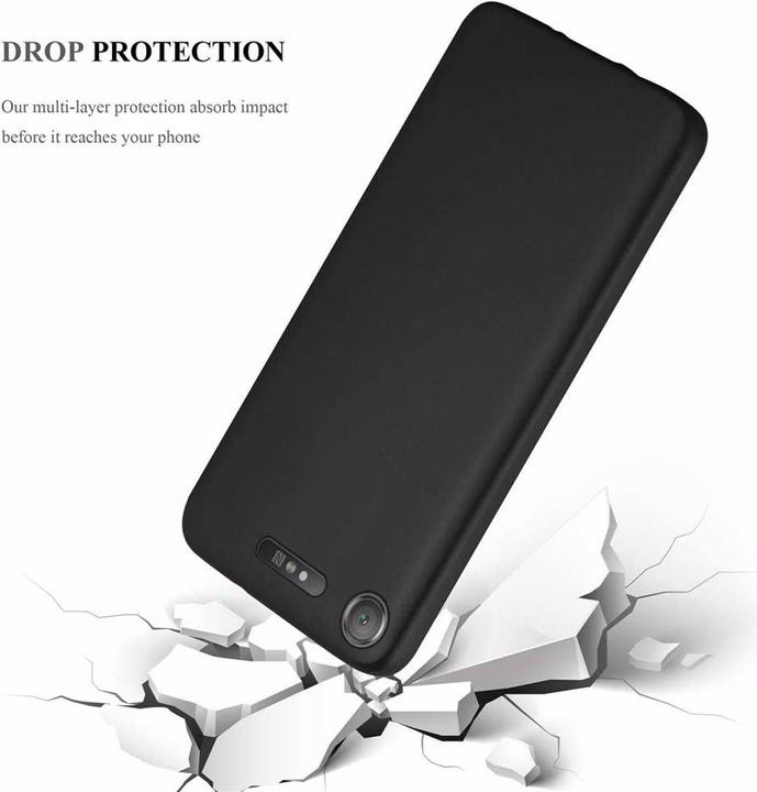 Actual product image Cadorabo TPU Matt Metallic Cover (Sony Xperia XZ1)