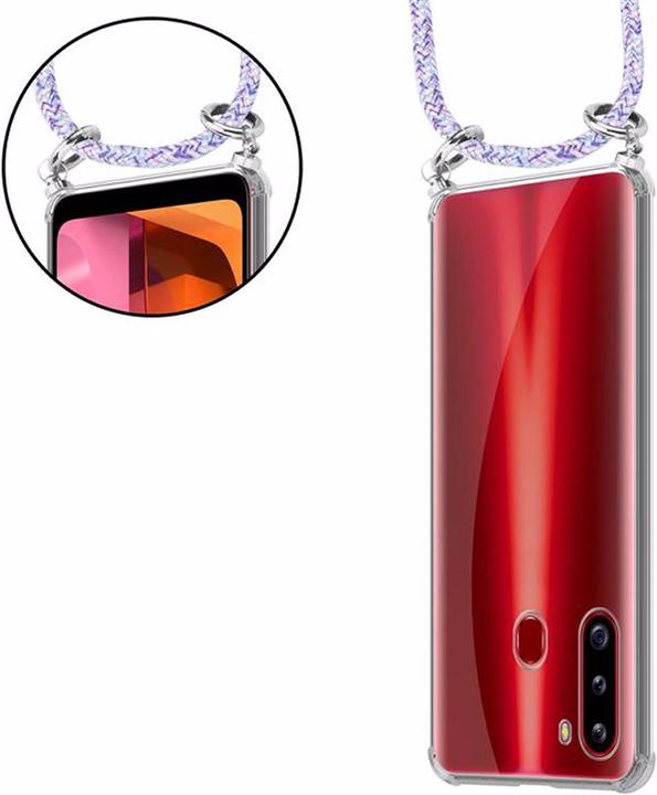 Produktbild Cadorabo TPU Handy Kette SILBER Cover