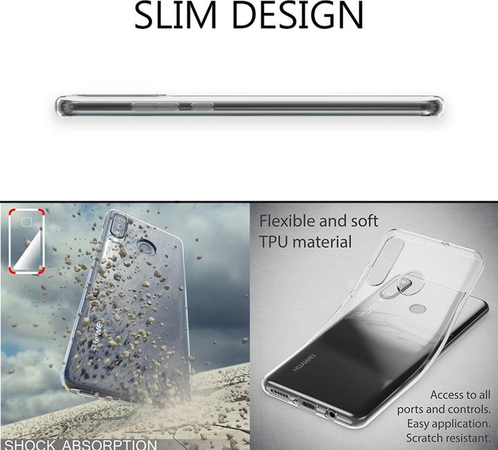 Produktbild Nalia Klar Transparente Silikon Hülle (Huawei P30 Lite)