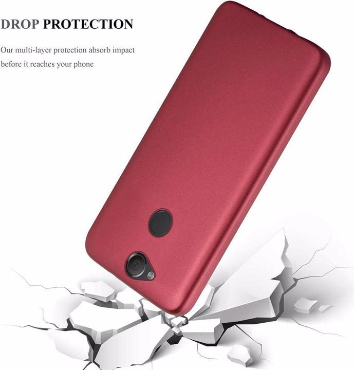 Actual product image Cadorabo TPU Matt Metallic Cover (Sony Xperia XA2)