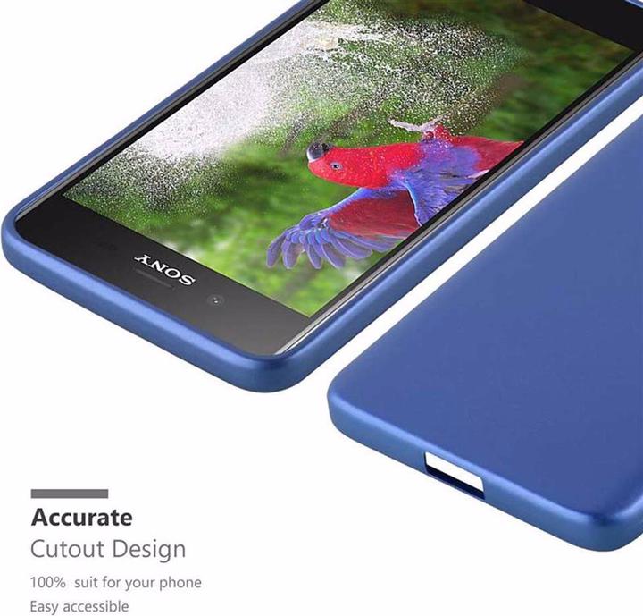 Productafbeelding Cadorabo TPU matte metalen hoes (Sony Xperia XZ1)