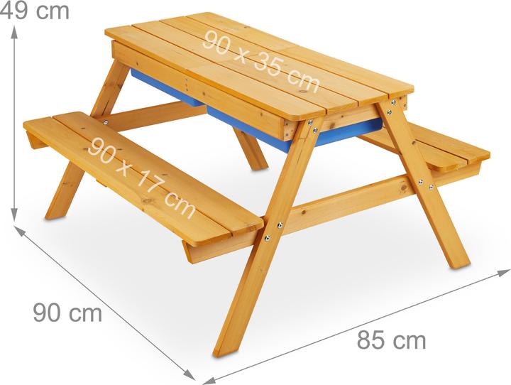 Actual product image Relaxdays Children's-Garden-Furniture