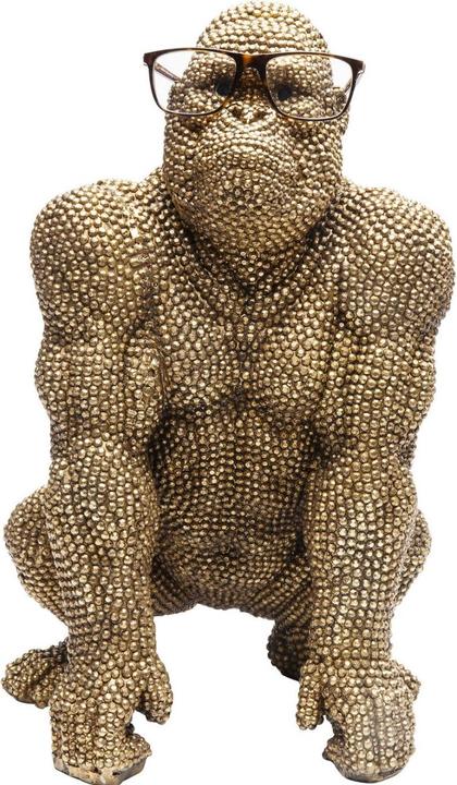 Image du produit Designlife Figurine décorative Shiny Gorilla doré 46cm