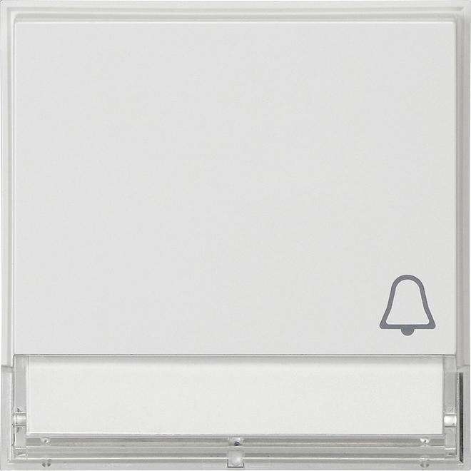 Actual product image Gira Rocker Bell BSF pure white 067366 TX44 (WG UP)