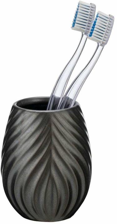 Actual product image Wenko Ceramic toothbrush tumbler Idro (6.5 x 6.5 x 10.5 cm)