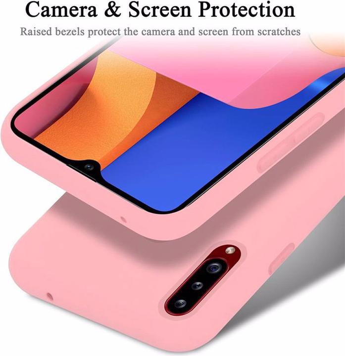 Actual product image Cadorabo TPU Liquid Silicone Case Cover (Samsung Galaxy A20s)