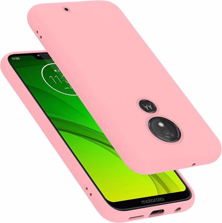 Immagine prodotto Cadorabo Copertura della cassa del silicone liquido TPU (Motorola Moto G7 Power)
