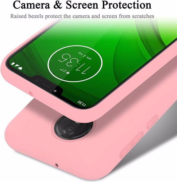 Immagine prodotto Cadorabo Copertura della cassa del silicone liquido TPU (Motorola Moto G7 Power)