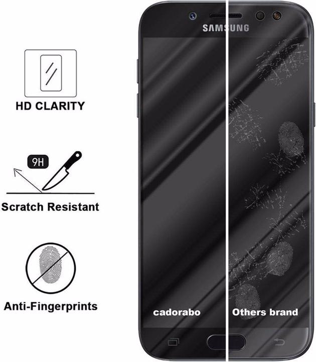 Produktbild Cadorabo Vollbild Displayschutzglas (1 Stück, Samsung Galaxy J7 Pro, Samsung Galaxy J7 2017)