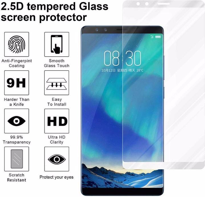 Immagine prodotto Cadorabo Vetro di protezione del display a schermo intero (1 Pezzo/i, ZTE Nubia Z17S)