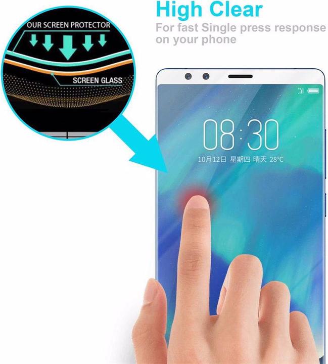Immagine prodotto Cadorabo Vetro di protezione del display a schermo intero (1 Pezzo/i, ZTE Nubia Z17S)