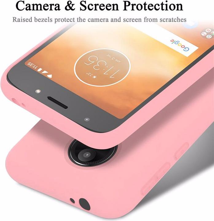 Image du produit Cadorabo TPU Liquid Silicone Case Cover (Motorola Moto E5 Play Go)