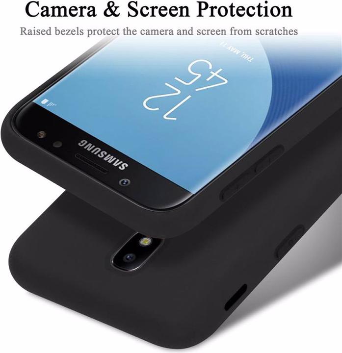 Actual product image Cadorabo TPU Liquid Silicone Case Cover (Samsung Galaxy J7 2017)