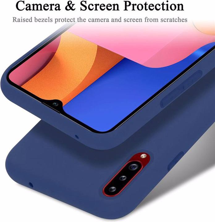 Productafbeelding Cadorabo TPU Liquid Silicone Case Cover (Samsung Galaxy A20)