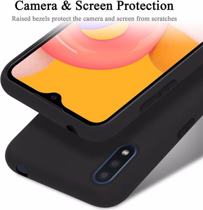Actual product image Cadorabo TPU Liquid Silicone Case Cover (Samsung Galaxy A01)