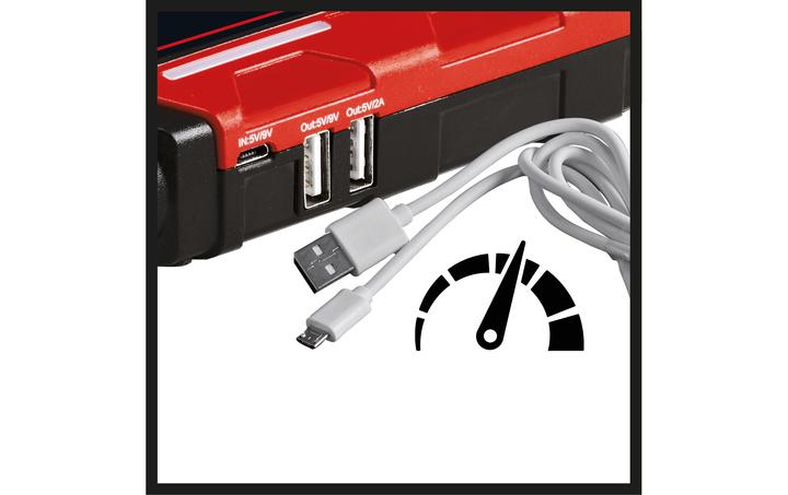 Actual product image Einhell JumpStart Power Bank 8 (400 A, 2500 mAh)