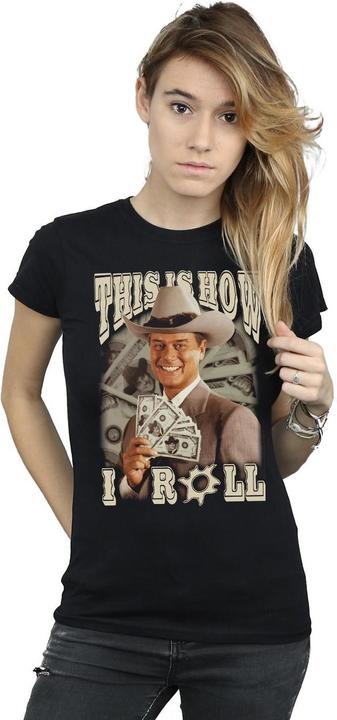 Actual product image Dallas Womens/Ladies This Is How I Roll Cotton T-Shirt (XL)