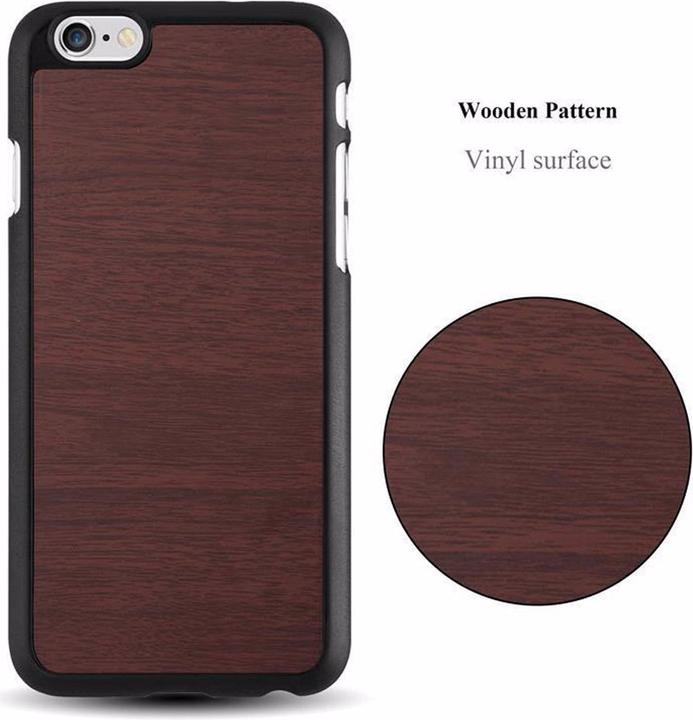 Productafbeelding Cadorabo Harde kaft Woody Cover (Apple iPhone 6 Plus)
