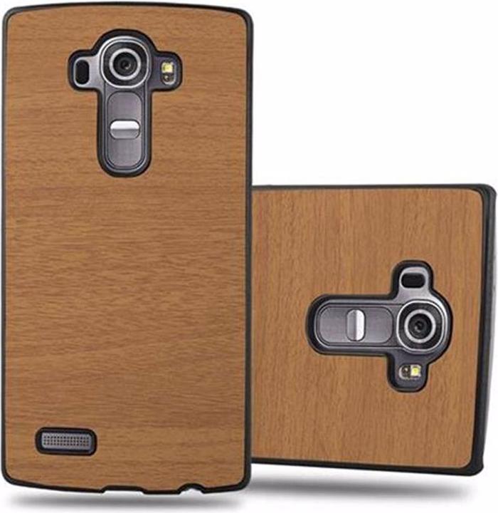 Actual product image Cadorabo Hard Cover Woody Cover (LG G4, Motorola Moto G4 Plus)
