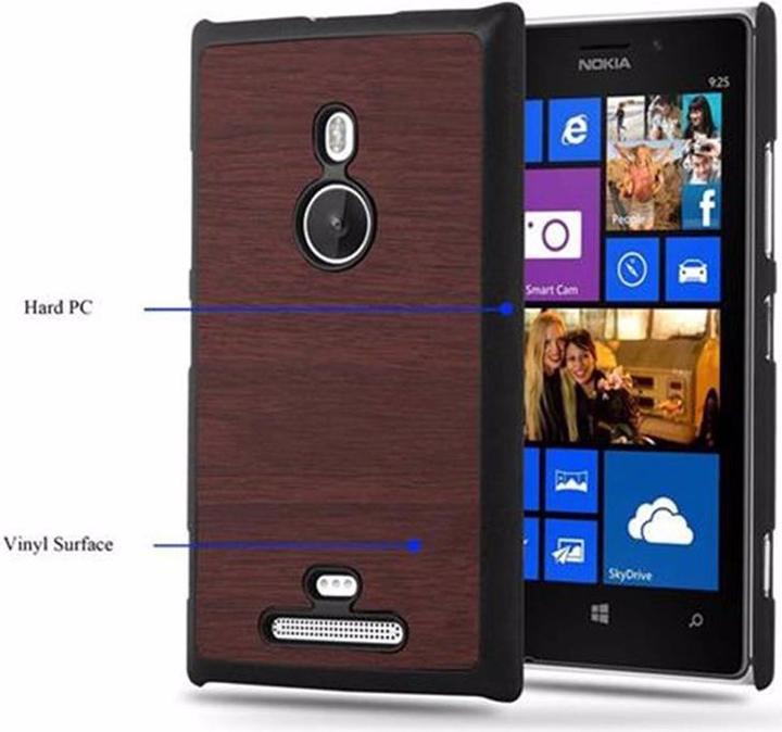 Productafbeelding Cadorabo Harde kaft Woody Cover (Nokia Lumia 925)