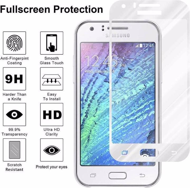 Immagine prodotto Cadorabo Vetro di protezione del display a schermo intero (1 Pezzo/i, Samsung Galaxy J1)