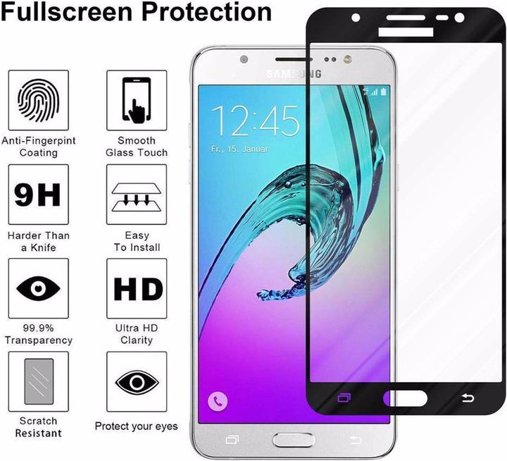 Actual product image Cadorabo Full screen display protection glass (1 Piece, Samsung Galaxy J7 2016)