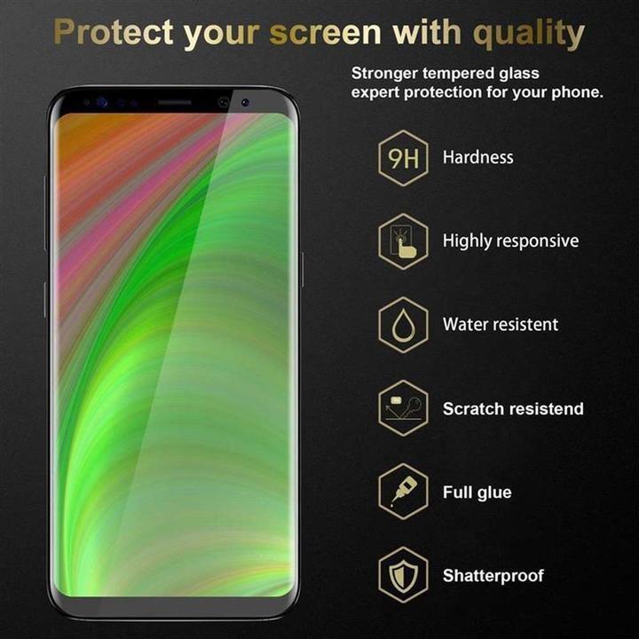 Produktbild Cadorabo Vollbild Displayschutzglas (1 Stück, Samsung Galaxy S8+)