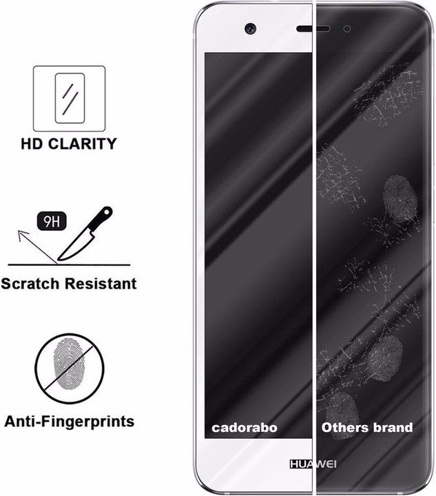 Actual product image Cadorabo Full screen display protection glass (1 Piece, Nova)