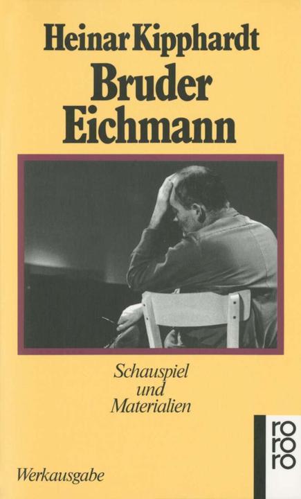 Produktbild Bruder Eichmann (Deutsch, Heinar Kipphardt, 1986)